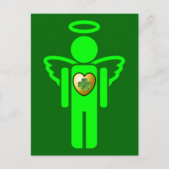 Irish Angel vycard Vykort (Framsida)