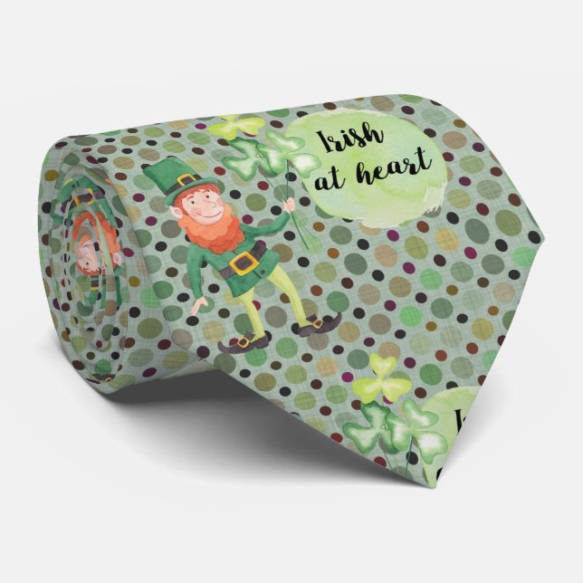 Irish at Heart Leprachaun St.Patrick's DayTie Slips (Rullad)