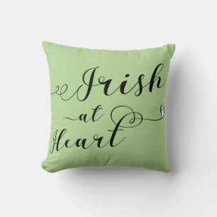 Irish At Heart Throw Cushion Kudde