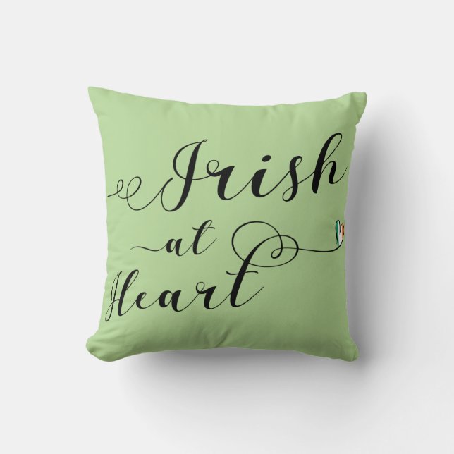 Irish At Heart Throw Cushion Kudde (Framsida)