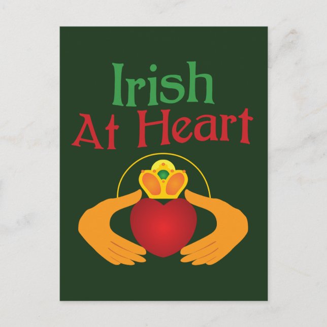 Irish At Heart Vykort (Framsida)