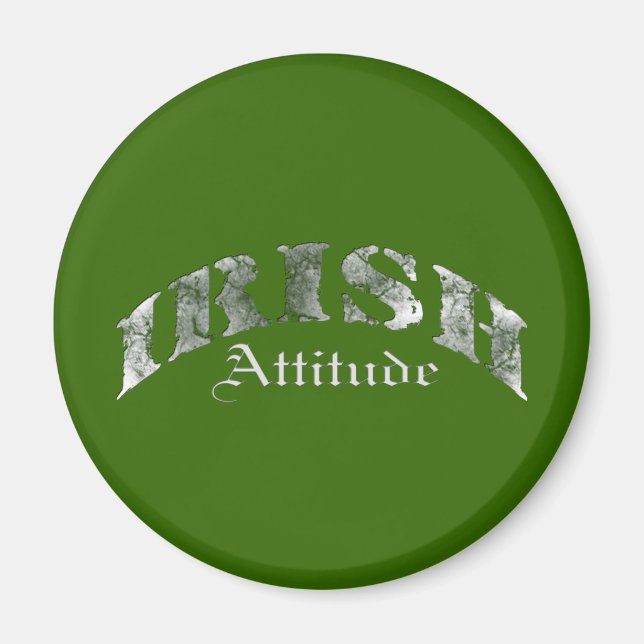 Irish Attitude Distress Magnet (Framsidan)