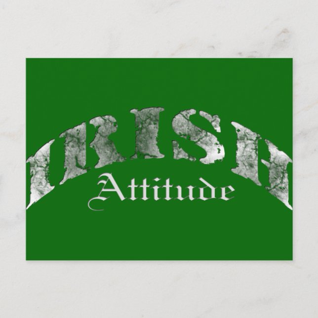 Irish Attitude Distress Vykort (Framsida)