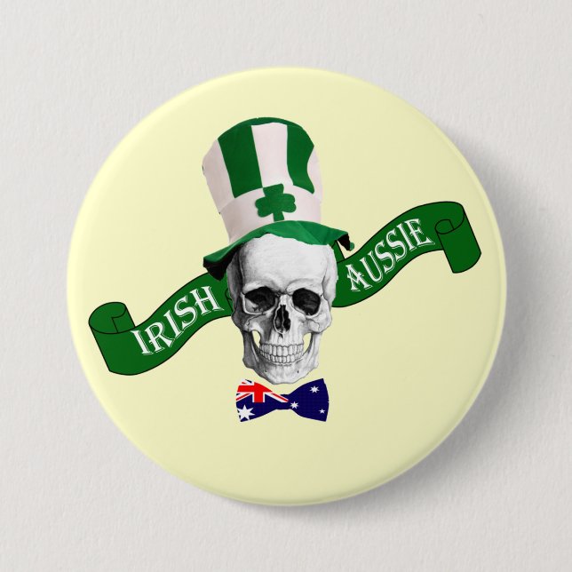 Irish Aussie St patrick's day Knapp (Framsida)