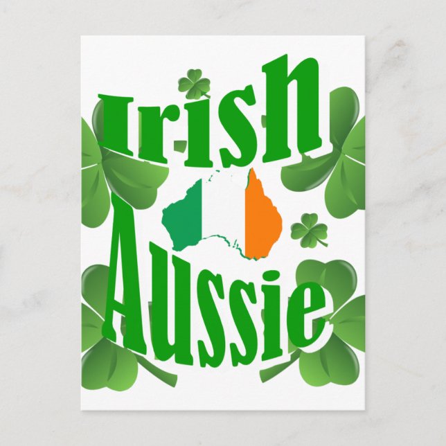 Irish aussie vykort (Framsida)