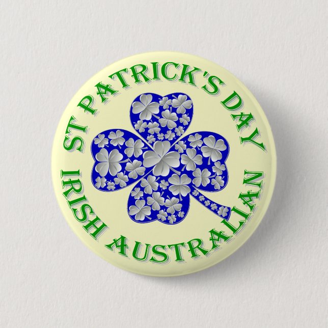 Irish Australian St patrick's day Knapp (Framsida)