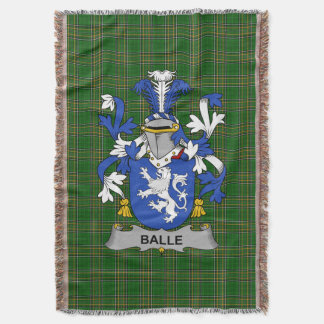 Irish Balle Jackar om Arm Family Crest Ireland Filt
