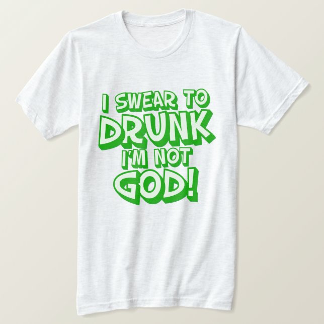 Irish Beer Drinking Festicies Humor Tee (Design framsida)