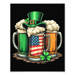 Irish Beer Ireland St patricks day Drinking Party Fototryck