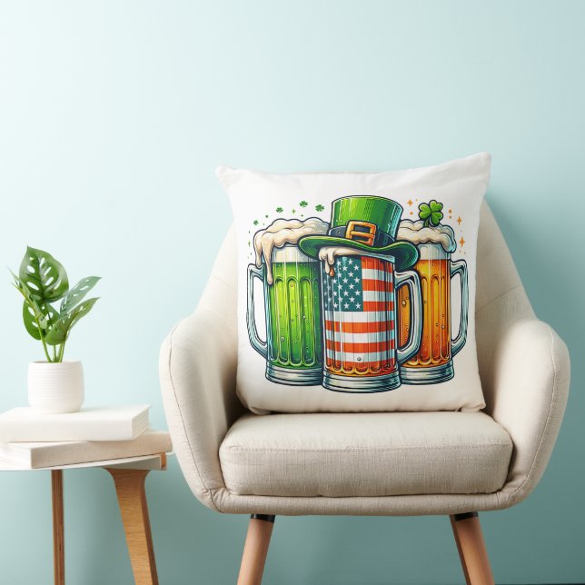 Irish Beer Ireland St Patricks Day Drinking Party Kudde (Stol)