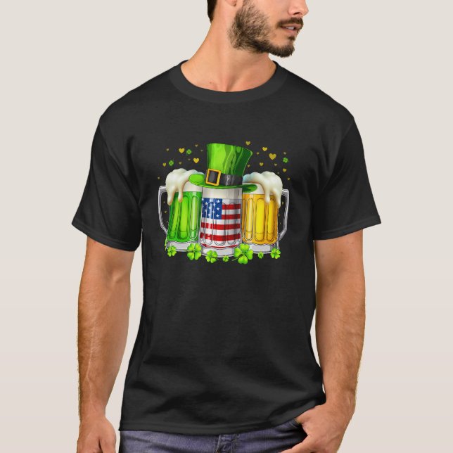 Irish Beer Ireland St patricks day Drinking Party T Shirt (Framsida)