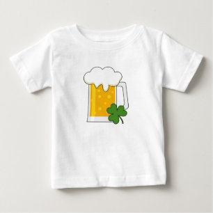 Irish Beer Mugg med Shamrock Klöver T Shirt