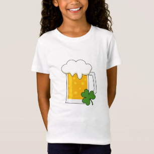 Irish Beer Mugg med Shamrock Klöver T Shirt