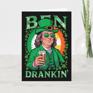 Irish Ben Drankin Beer - St Pattys Men And Women 1 Kort
