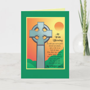 Irish Birthday Blessings Kor, Religiösa Kort