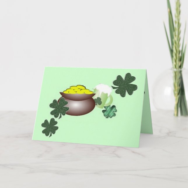 Irish Birthday Card Kort (Framsida)