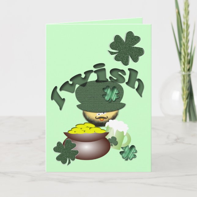 Irish Birthday Card Kort (Framsida)