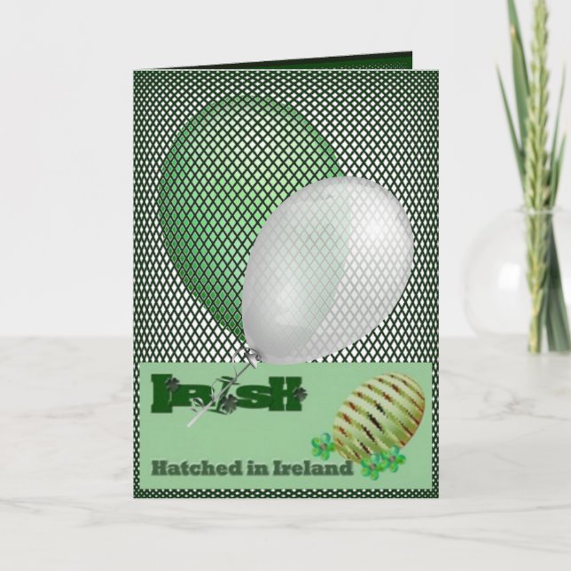 Irish Birthday Kort (Framsida)