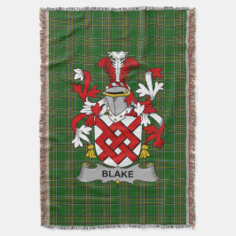 Irish Blake Jackar av Arm Family Crest Ireland Filt