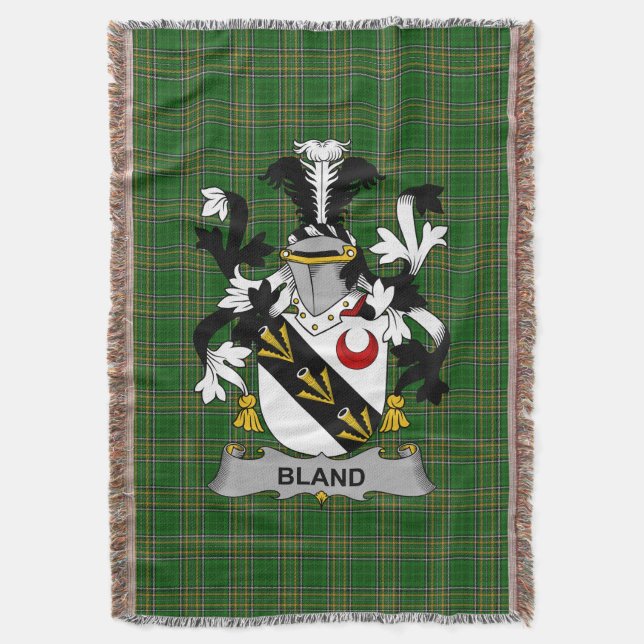 Irish Bland Jackar om Arm Family Crest Ireland Filt (Framsidan Vertikal)