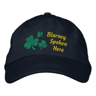 Irish Blarney Broderad Keps