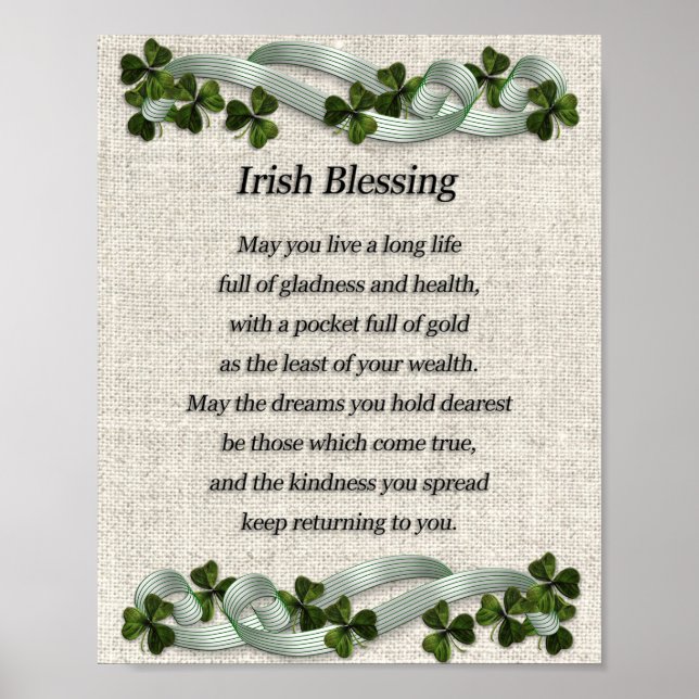 Irish Blating Art Foam Board Poster (Framsidan)