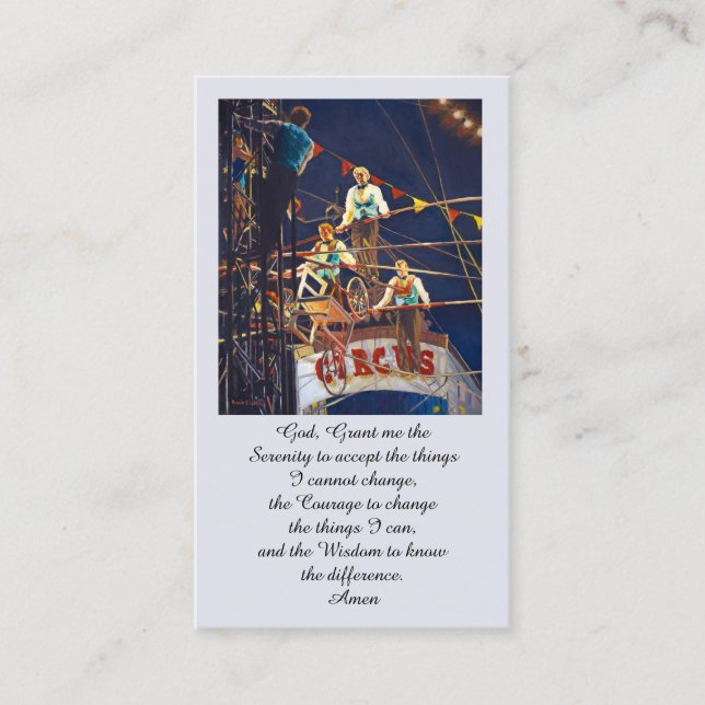 Irish Blating Blue Red Grönt Orange Gult Visitkort (Framsida)