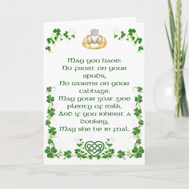 Irish Blating Card från Ireland Option 5 Kort (Framsida)