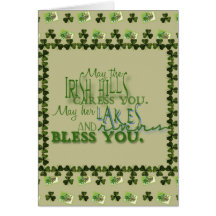 Irish Blating Card