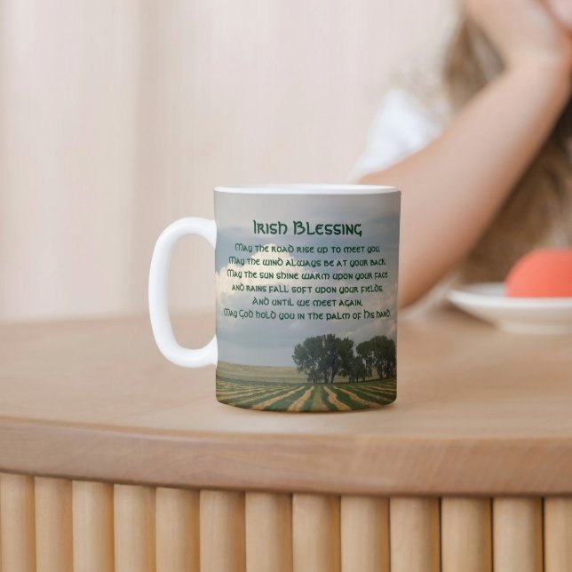 Irish Blating Farmland liggande Kaffemugg (In Situ Table)