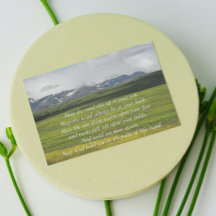 Irish Blating Grönt Valley Photo Blank Card