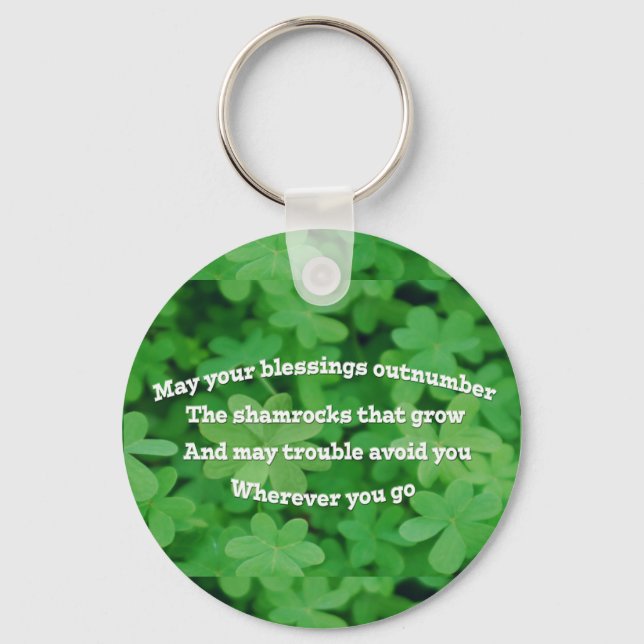 Irish Blating Keychain Nyckelring (Framsida)