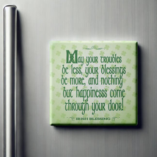 Irish Blating Magnet