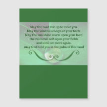 Irish Blating Magnetic Postcard