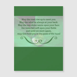 Irish Blating Magnetic Postcard