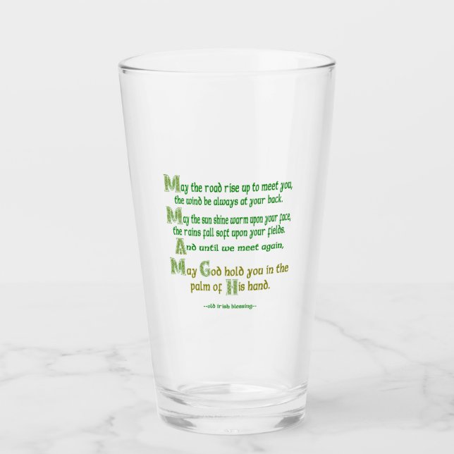 Irish Blating May the Road Stiga upp to Meet You Glaskopp (Framsida)