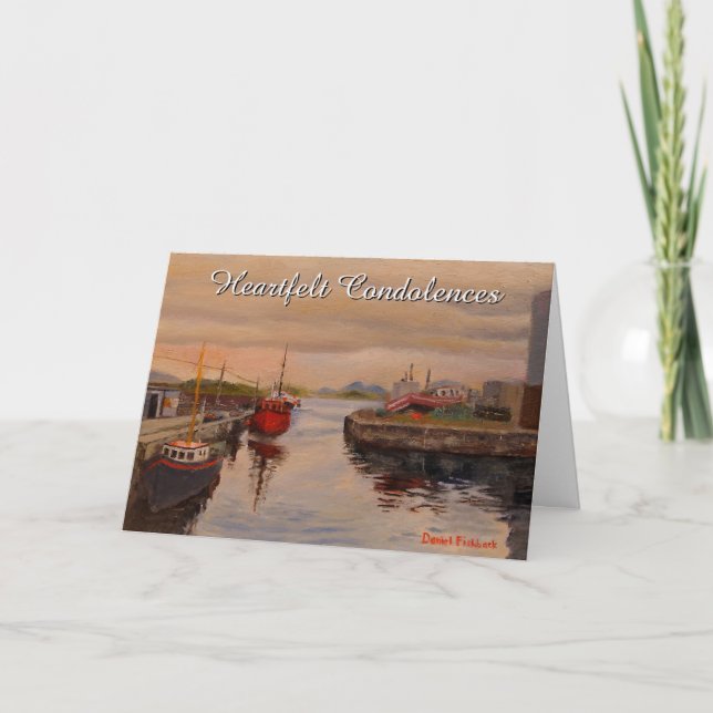 Irish Blating Memorial  Blues Oranges Prayer Tack Kort (Framsida)