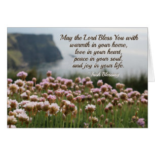 Irish Blating, Peace in Your Soul, Ireland Card Hälsningskort