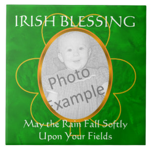 Irish Blating-Photo Ram-May the Rain Fall Soft Kakelplatta