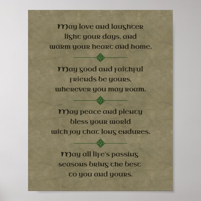 Irish Blating Poster (Framsidan)