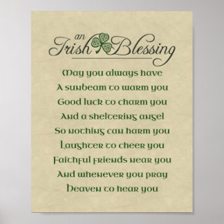 Irish Blating Poster