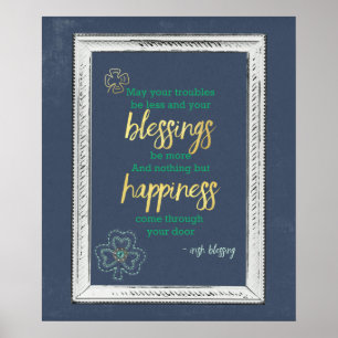 Irish Blating Poster