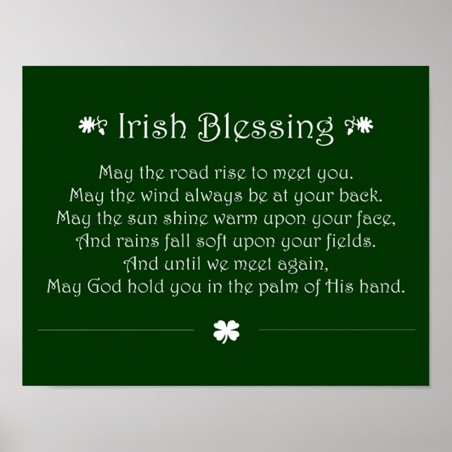 Irish Blating Poster (Framsidan)