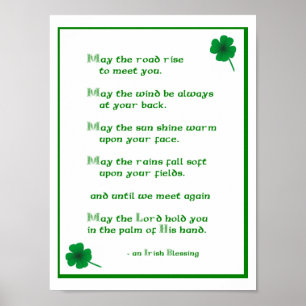 Irish Blating Poster