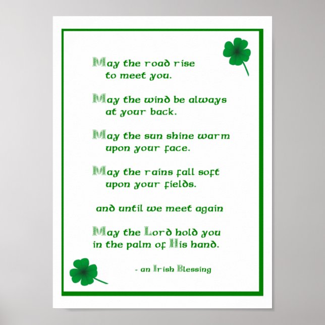 Irish Blating Poster (Framsidan)