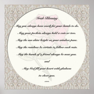 Irish Blating Print Poster