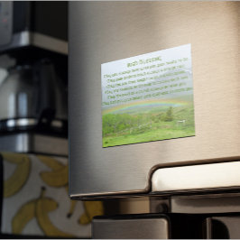 Irish Blating Rainbow Photo Magnetic Card