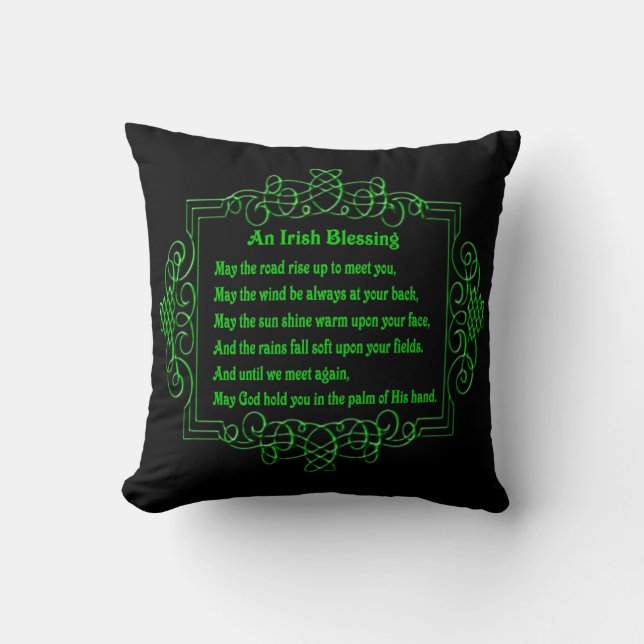 Irish Blating Reversible Pillow Kudde (Framsida)