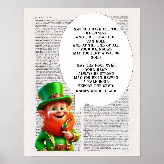 Irish Blating The tak över huvudet Poster (Framsidan)
