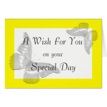 Irish Blating: Vingar of a Butterfly Card